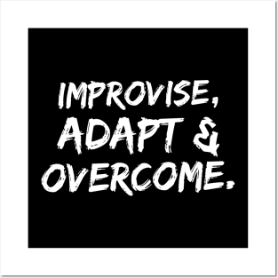 Improvise, adapt & overcome Posters and Art